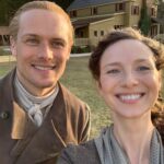 Caitríona Balfe Instagram - Back on the ridge...!! @samheughan #OutlanderBTS #season6 #BTS