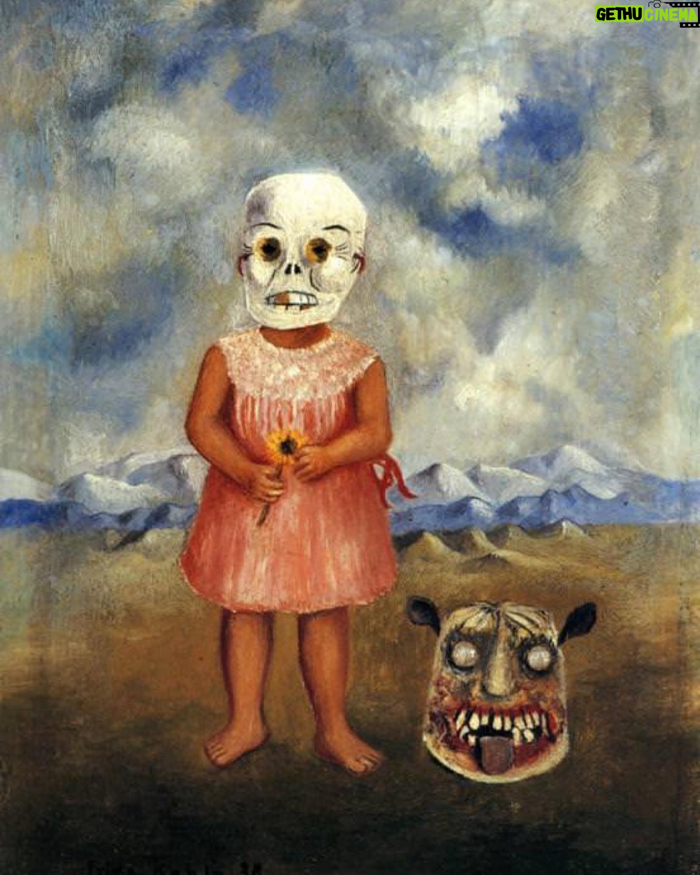 Caitríona Balfe Instagram - Happy Halloween 🎃 Girl with Death Mask - Frida Kahlo 1938