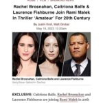Caitríona Balfe Instagram – Very excited to be joining this amazing cast!! This is going to be a fun one. 💙 #amateur @20thcenturystudios