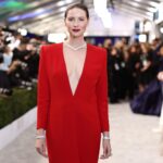 Caitríona Balfe Instagram - Such a magical night celebrating my fellow actors. Thank you @VanCleefArpels for the beautiful jewels 💎 #vcapartner #vancleefarpels #vcahighjewelry