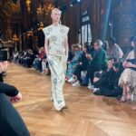 Caitríona Balfe Instagram - All the coat and suit goals .... wanted everything at this show.... and all animal cruelty free ..! Thank you @stellamccartney for having me at your beautiful and fun show. 💕
