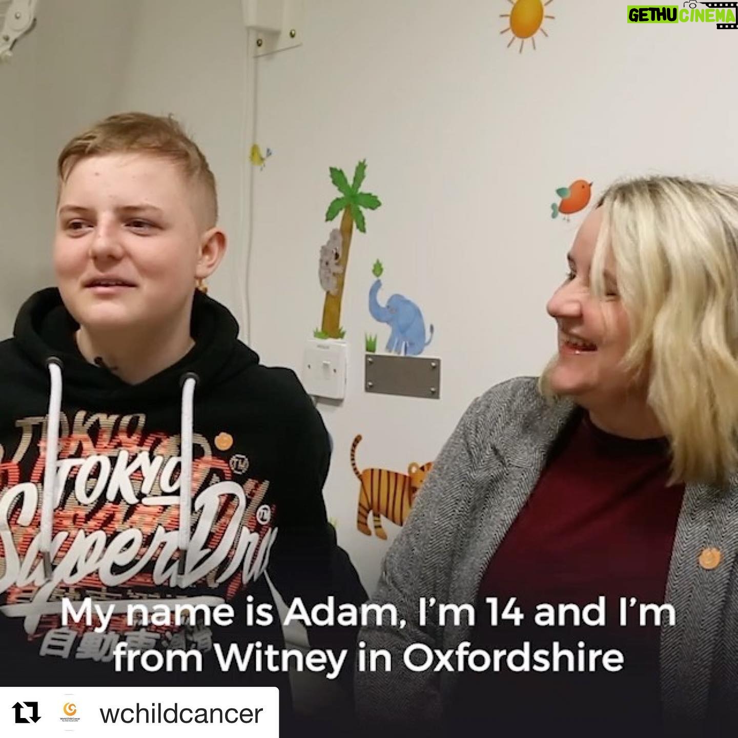 Caitríona Balfe Instagram - #Repost @wchildcancer with @get_repost ・・・ At just 14, Adam's already survived cancer. He now wants to help children with cancer in low-income countries who don’t get the same chance as he did. Watch the video to hear Adam's story and why he's supporting our Close the Cancer Gap appeal. Every pound donated to our #ClosetheGap appeal before 21st January will be doubled by @dfid_uk meaning your support will have twice the impact. #UKAidMatch