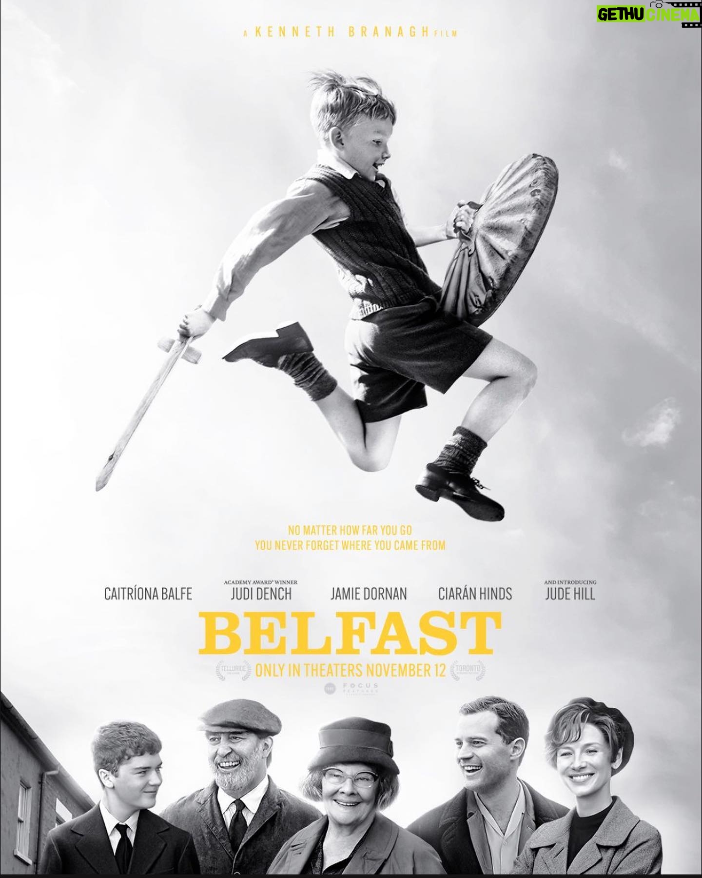 Caitríona Balfe Instagram - Home is a feeling you never forget. Kenneth Branagh’s #Belfast only in theatres Nov 12th @belfastmovie