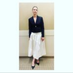 Caitríona Balfe Instagram – Press Day 2 : Thank you for having me on @livekellyandmark Such a lovely group of people to spend a morning with ! 
Glam: @marywilesmakeup @garethbromell @karlawelchstylist wearing @calvinluo_official @jimmychoo