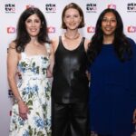 Caitríona Balfe Instagram – Thanks Austin for a fun time! Shout out to @caitrionabalfe @nightmaril for a great @outlander_starz panel at @atxfestival. ♥️💫 There may be a bts video of the two of them learning how to Tiktok… 👀 which we might release 🤷🏾‍♀️ 

Special thanks to @legwinn & @csylvia613 🍾