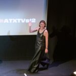 Caitríona Balfe Instagram – Thanks Austin for a fun time! Shout out to @caitrionabalfe @nightmaril for a great @outlander_starz panel at @atxfestival. ♥️💫 There may be a bts video of the two of them learning how to Tiktok… 👀 which we might release 🤷🏾‍♀️ 

Special thanks to @legwinn & @csylvia613 🍾