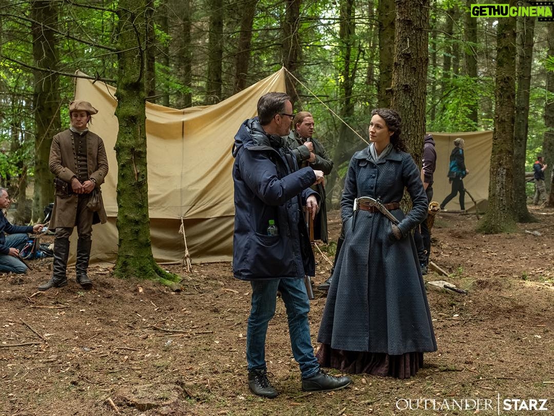 Caitríona Balfe Instagram - Getting direction by Jamie Payne Ep 3 director. Hope you all enjoy .... #TheBeardsleys 🥺