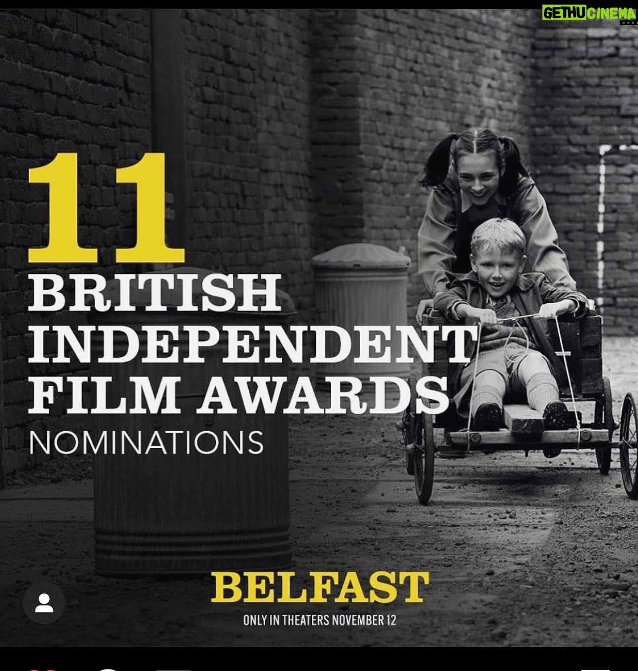 Caitríona Balfe Instagram - What a week for @belfastmovie … firstly thank you @bifa_film for the wonderful recognition for our cast and crew … 11 noms!!! And then bringing Belfast home. An incredible night in Belfast… so emotional, so fun …. Just so special. 💗