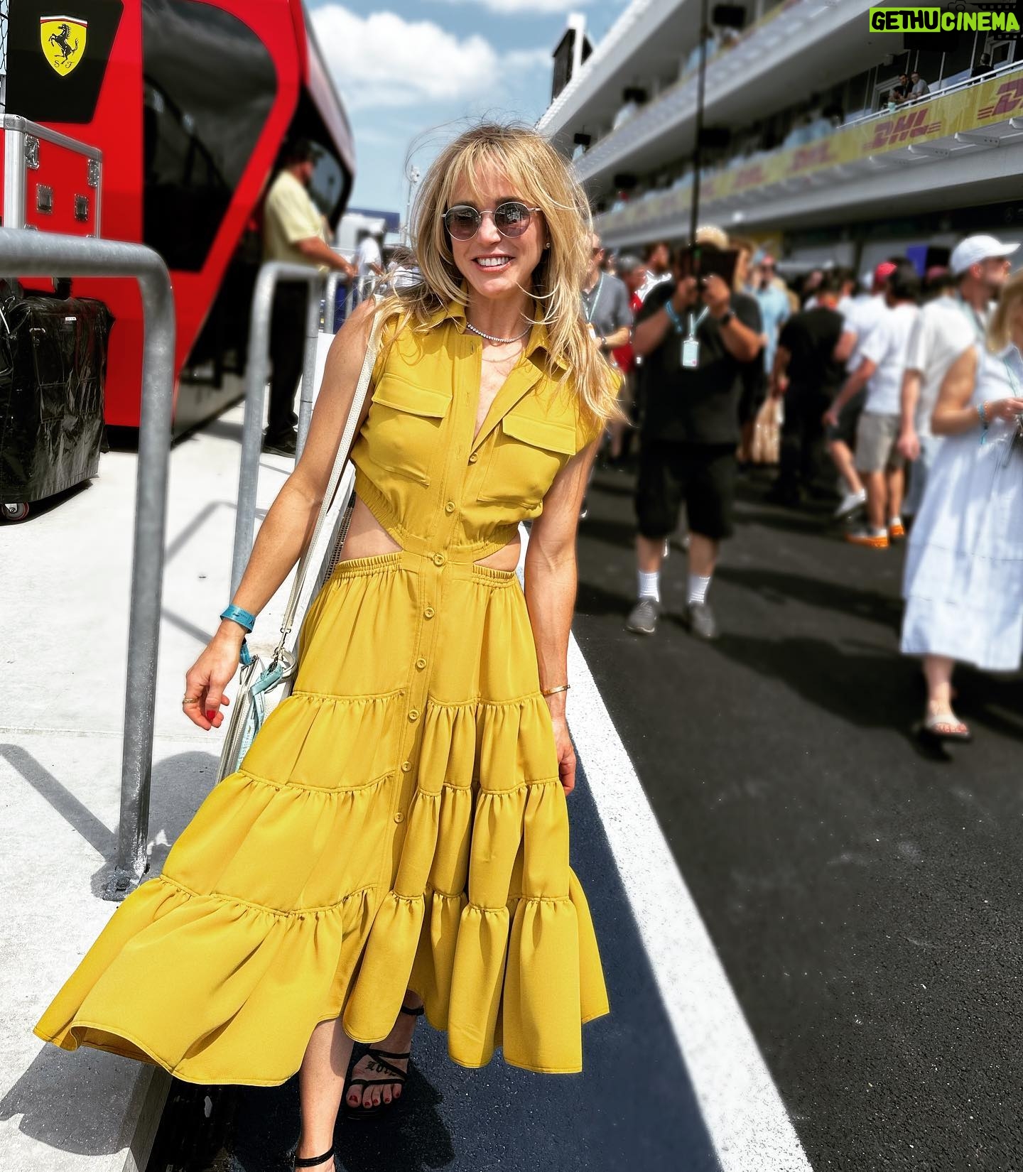 Caity Lotz Instagram - Having a #bucketlist experience at @f1 with @rafaracing.club 🏎️🏎️🏎️Tomorrow is the big race, who you routing for?!
