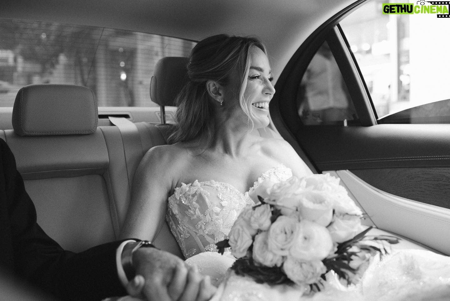 Caity Lotz - 110.2K Likes - I think it’s safe to say to say it was a very happy day 😁 thanks for walking me down the aisle dad 💕