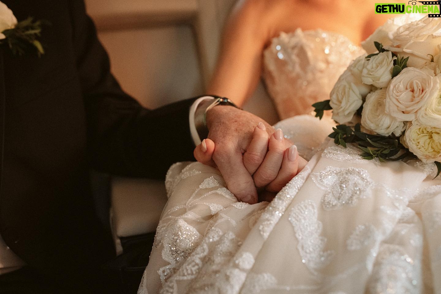 Caity Lotz - 110.2K Likes - I think it’s safe to say to say it was a very happy day 😁 thanks for walking me down the aisle dad 💕