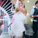 Caity Lotz Instagram - Danced the night away with the love of my life and my closest family and friends 🪩 this dress def had me feeling myself 🎆 @nadinemerabi