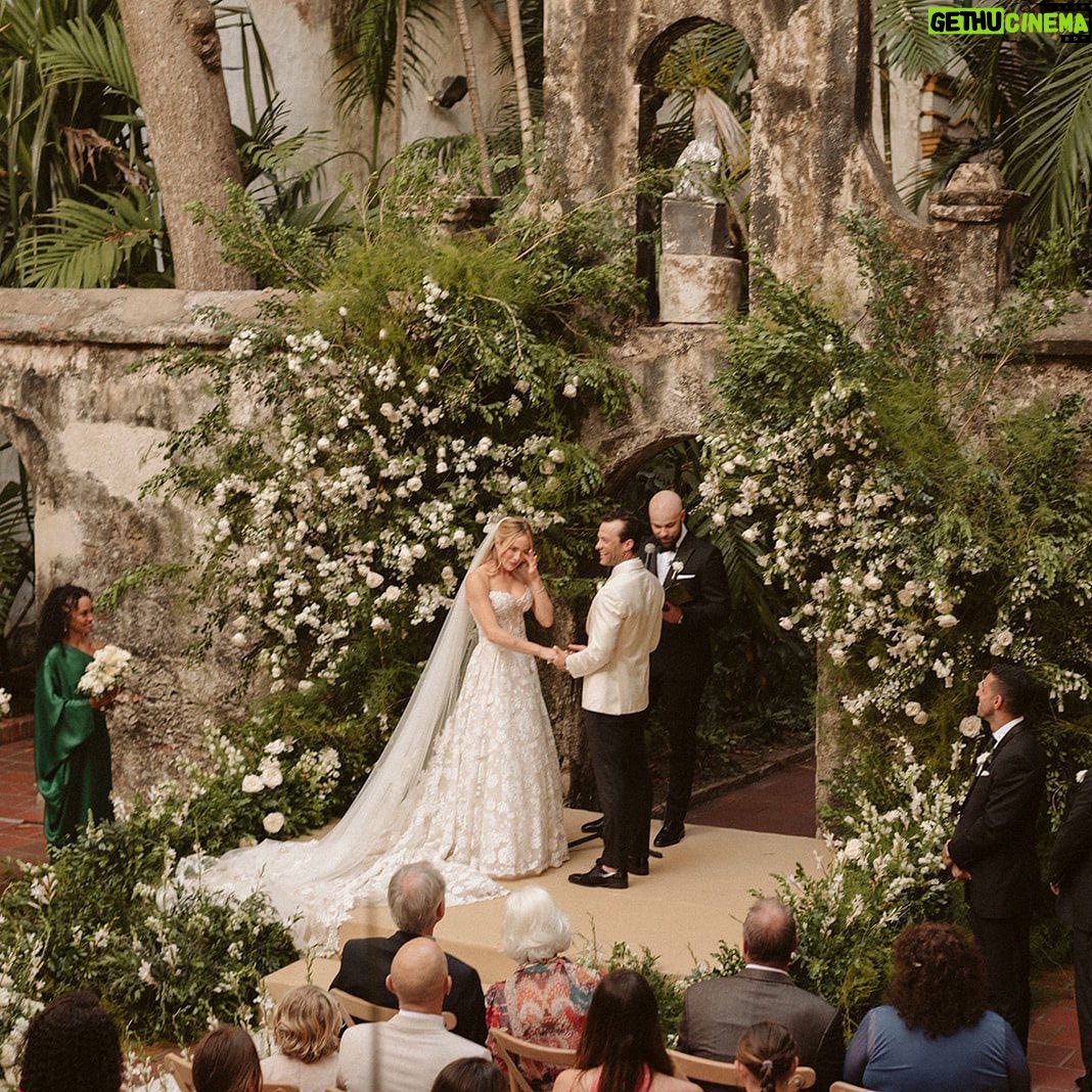 Caity Lotz - 89.1K Likes - Exclusive: Actors @caitylotz and @iamkyleschmid hosted 50 guests for an intimate and romantic wedding weekend in Cartagena, Colombia. 💍 From her fashion-forward bridal looks to their heartwarming vows, find all the wedding details at the link in bio.
📷: @dosmasenlamesa
📋: @caribecordialweddings
💐: @cartagenahojasypistilos
👗: First dress: @galialahav Second dress: @galialahav Third dress: @nadinemerabi