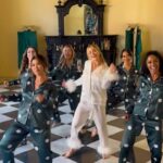 Caity Lotz Instagram – Where my ladies at?? 🙋‍♀️everywhere we go we must dance 🪩 #cuffitchallenge