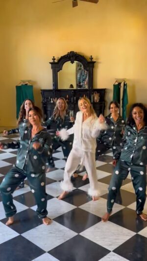 Caity Lotz Instagram - Where my ladies at?? 🙋‍♀️everywhere we go we must dance 🪩 #cuffitchallenge