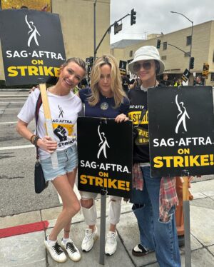 Caity Lotz Instagram - Such a huge congratulations to the WGA for standing their ground and getting a fair deal. SAG goes back to the table next week and hopefully does the same! #sagaftrastrong