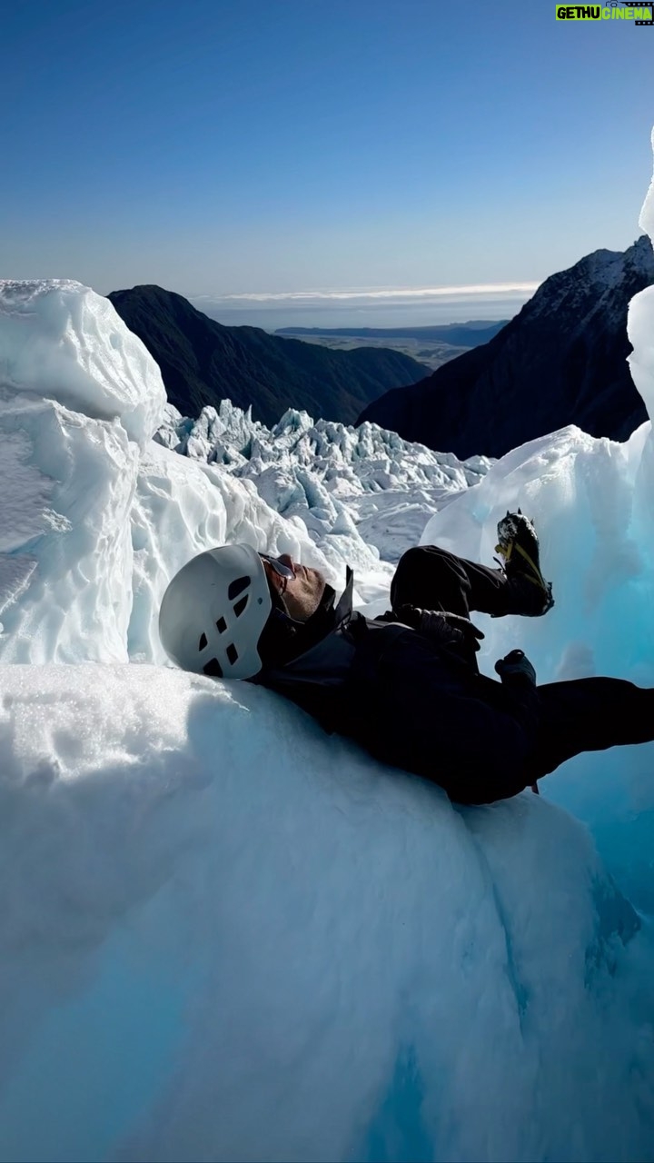 Caity Lotz Instagram - πβ¨ Just had the most incredible adventure on a helicopter hike through Franz Josef Glacier in New Zealand! ποΈπ Felt like we got dropped off at a alien ice planet and the chopper ride itself was dope hovering above the stunning ice formations. βοΈπ I canβt express enough gratitude to the kick ass guides Rooke & team who led us through this icy paradise. Their expertise and passion for this natural wonder made the journey even more memorable. ππ @franzjosefglacierguides If you ever find yourself in New Zealand, I highly recommend adding a helicopter hike on Franz Josef Glacier to your bucket list. Itβs an adventure that will leave you in awe of Mother Natureβs majestic creations. ππ»π« #HelicopterHike #GlacierAdventure #FranzJosefNZ #NaturalWonders #NewZealandBeauty #franzjosefglacierguides