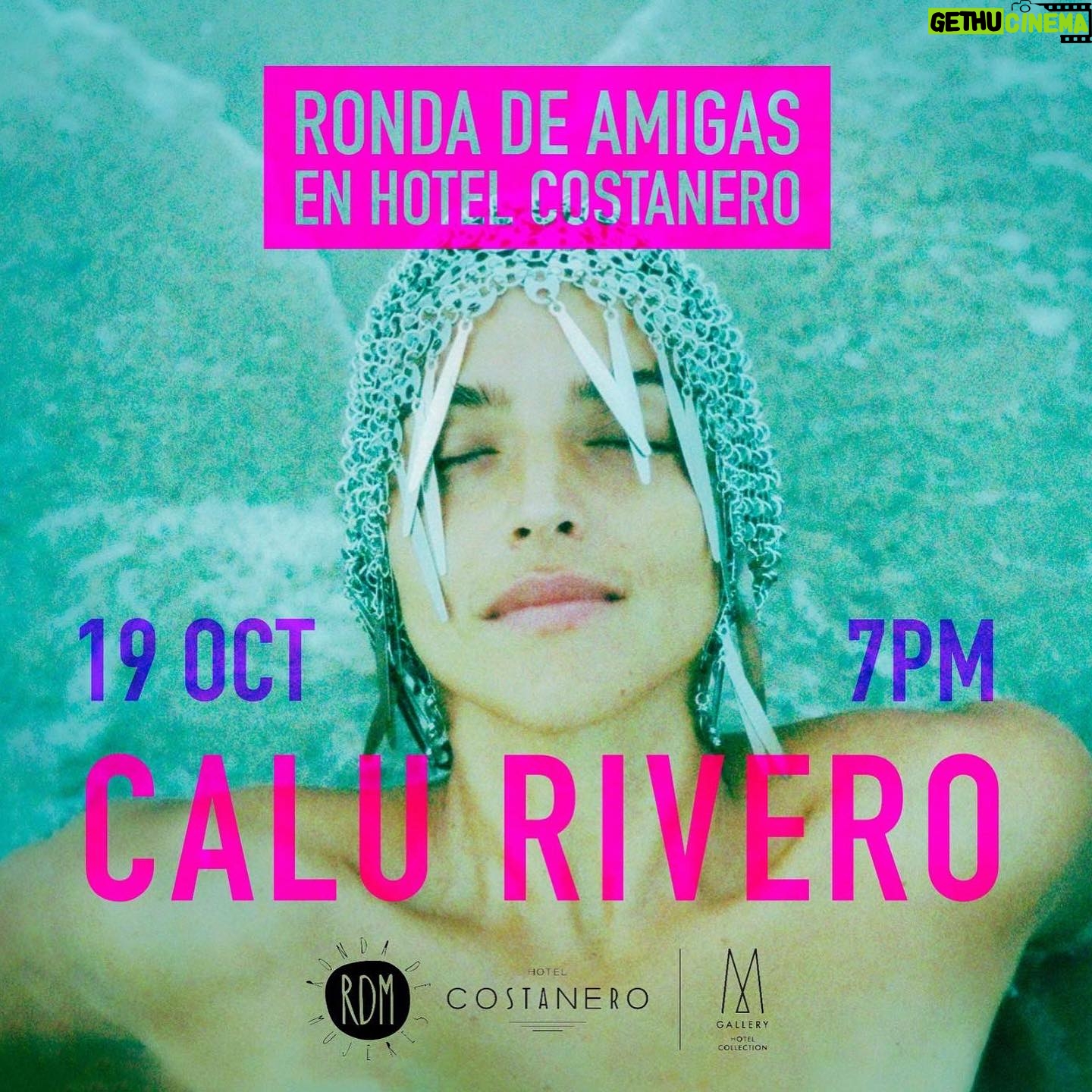 Calu Rivero Instagram - Montevideoo! Amigasssss! Amigoooooos! Nos vemos 🤘🏽 Repost @rondademujeres Actriz, escritora y researcher emocional. Experta buscadora en el arte de establecer conexión entre el cielo y la tierra. Amorosa acompañante de pasajes definitivos. Mutante en flor, brava y mansa, horizonte despejado. Con enorme alegría anunciamos la llegada de Calu Rivero a Ronda de amigas para compartir magia, encanto y experimentación sublime. Ronda de amigas en el Hotel Costanero 19 de octubre, 19 hs Entrada libre, capacidad limitada Ph @agostinagalvez