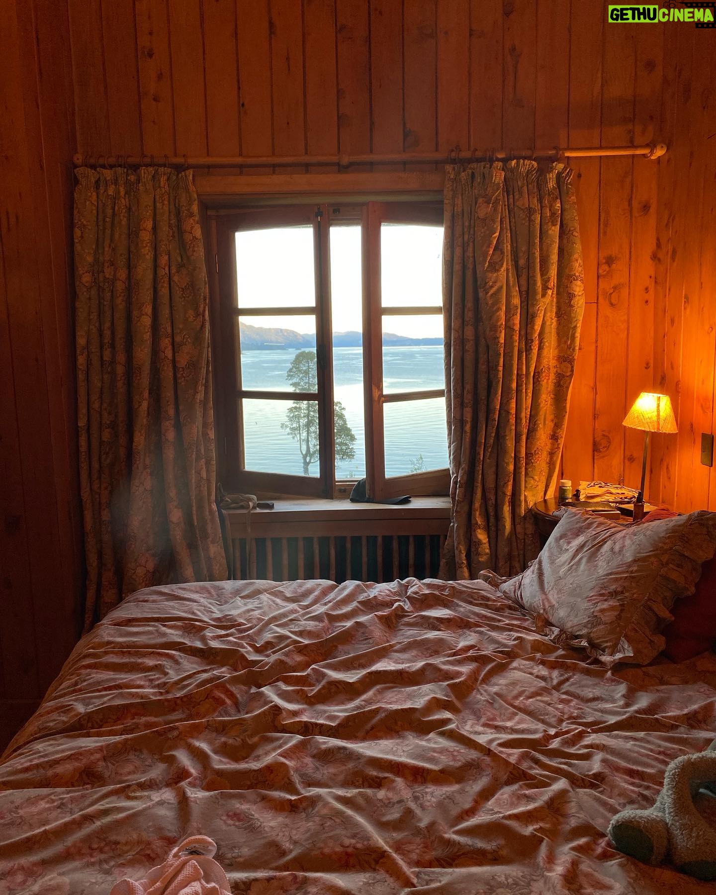 Calu Rivero Instagram - Overlooking Nahuel Huapi