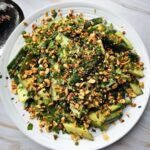 Camila Alves Instagram - Your new favorite salad 🥒 Link in bio for our Asian Peanut Cucumber Salad, or comment ‘link’ below.