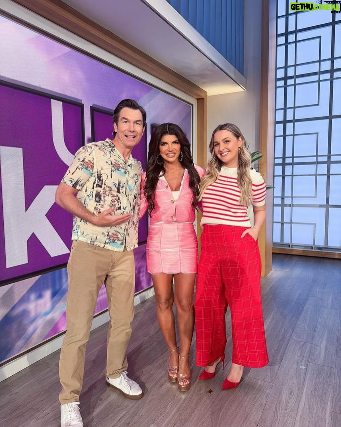 Camilla Luddington Instagram - My co-hosting dreams came true!!!! And I got to do it beside these gorgeous, supportive people. Also.. I interviewed the forever π of RHONJ !!! @teresagiudice Thank you @thetalkcbs for having meeeeee!!! π€©