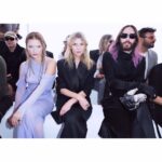 Camille Razat Instagram - Congratulations @matthewmwilliams for this @givenchy show. One word : elegant 🖤