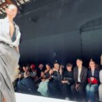 Camille Razat Instagram - Thanks @mm6maisonmargiela for having me 🖤I loved every look. Now, I wanna change my whole wardrobe and only wear this collection. Confortable, edgy, well cut.
