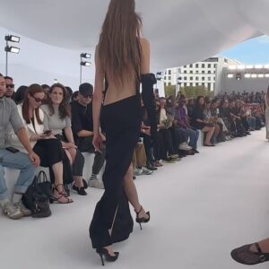 Camille Razat Instagram - Congratulations @matthewmwilliams for this @givenchy show.  One word : elegant 🖤