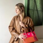 Camille Rowe Instagram - Our love is red and pink. Find the color of your love with the new #PradaGalleria @prada