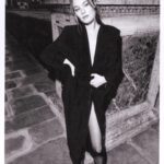 Camille Rowe Instagram - Merci @ysl @anthonyvaccarello 🖤