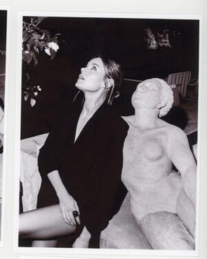 Camille Rowe Instagram - Merci @ysl @anthonyvaccarello 🖤
