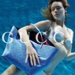 Camille Rowe Instagram - Floating away. ​ Sophisticated swimwear and resort pieces take center stage in the new Gucci Lido campaign, reflecting the simple pleasures of a summer getaway. ​ #GucciLido