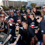 Candace Parker Instagram - There’s something about this group man….. the way you are accepted for you, the way everyday you come to work to get better, you play to make the team better and then battle through whatever adversity with no excuses (and y’all know how to party🤪😂 I’m too old for this sh*t) This year was humbling from the standpoint that I learned SO MUCH and did so mostly from the sidelines. I was devastated to say the least, but experienced so much joy in seeing the people battle not just when the lights are on but when the practice gym is empty. Thanks for an amazing experience with a top tier organization and dope teammates (even you @sydjcolson 🙄🙄🙄) STAY READY SO YOU AINT GOTTA GET READY!!!! #Motto #Champs