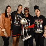 Candace Parker Instagram - There’s something about this group man….. the way you are accepted for you, the way everyday you come to work to get better, you play to make the team better and then battle through whatever adversity with no excuses (and y’all know how to party🤪😂 I’m too old for this sh*t) This year was humbling from the standpoint that I learned SO MUCH and did so mostly from the sidelines. I was devastated to say the least, but experienced so much joy in seeing the people battle not just when the lights are on but when the practice gym is empty. Thanks for an amazing experience with a top tier organization and dope teammates (even you @sydjcolson 🙄🙄🙄) STAY READY SO YOU AINT GOTTA GET READY!!!! #Motto #Champs