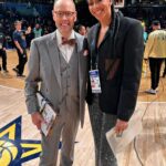 Candace Parker Instagram - All-Star ‘24! I met a couple rappers (@ernie.johnson dropped barz in his Legends speech) and caught up with some amazing peeps. Grateful to work with such amazing people 🙏🏽⭐️ #WeAreNotTheSameIAmAMartian 🔥🔥🔥 #RookieYearCarter3Vibez