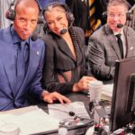 Candace Parker Instagram - All-Star ‘24! I met a couple rappers (@ernie.johnson dropped barz in his Legends speech) and caught up with some amazing peeps. Grateful to work with such amazing people 🙏🏽⭐️ #WeAreNotTheSameIAmAMartian 🔥🔥🔥 #RookieYearCarter3Vibez
