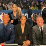 Candace Parker Instagram - All-Star ‘24! I met a couple rappers (@ernie.johnson dropped barz in his Legends speech) and caught up with some amazing peeps. Grateful to work with such amazing people 🙏🏽⭐️ #WeAreNotTheSameIAmAMartian 🔥🔥🔥 #RookieYearCarter3Vibez