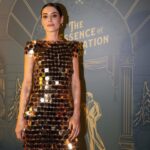 Cansu Dere Instagram - What a beautiful night 🌟🥂#TheEssenceOfCelebration #AtelierRebul @atelierrebul