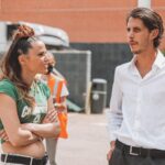 Capucine Anav Instagram – SOON MOVIE _Day12 WITH MY PARTNER 

👨🏻MARCO @robin_mannella 
👧🏻JESSY @capucineanavoff 
🎞 THE CLEANERS @matthieutondeur 
📸 BTS @ifp_photographies 
💄HMC @odc.mua @cleoetjosephine 

#Thecleaners #movie #longmetrage #bts