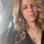Cara Buono Instagram – Plane selfies with curls

#flying #selfie #goodhairday