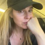 Cara Buono Instagram – Plane selfies. Been a while. Dark circles and top knot. 

#plane #travel #switzerland #zurich #instagood #basel #topknot #strangerthings