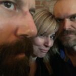 Cara Buono Instagram – #fbf to table read thru shenanigans. I think you guys were trying to scare me? I can’t believe that was 2020! 
@dkharbour 
@brettgelman 

#strangerthings #shenanigans #behindthescenes