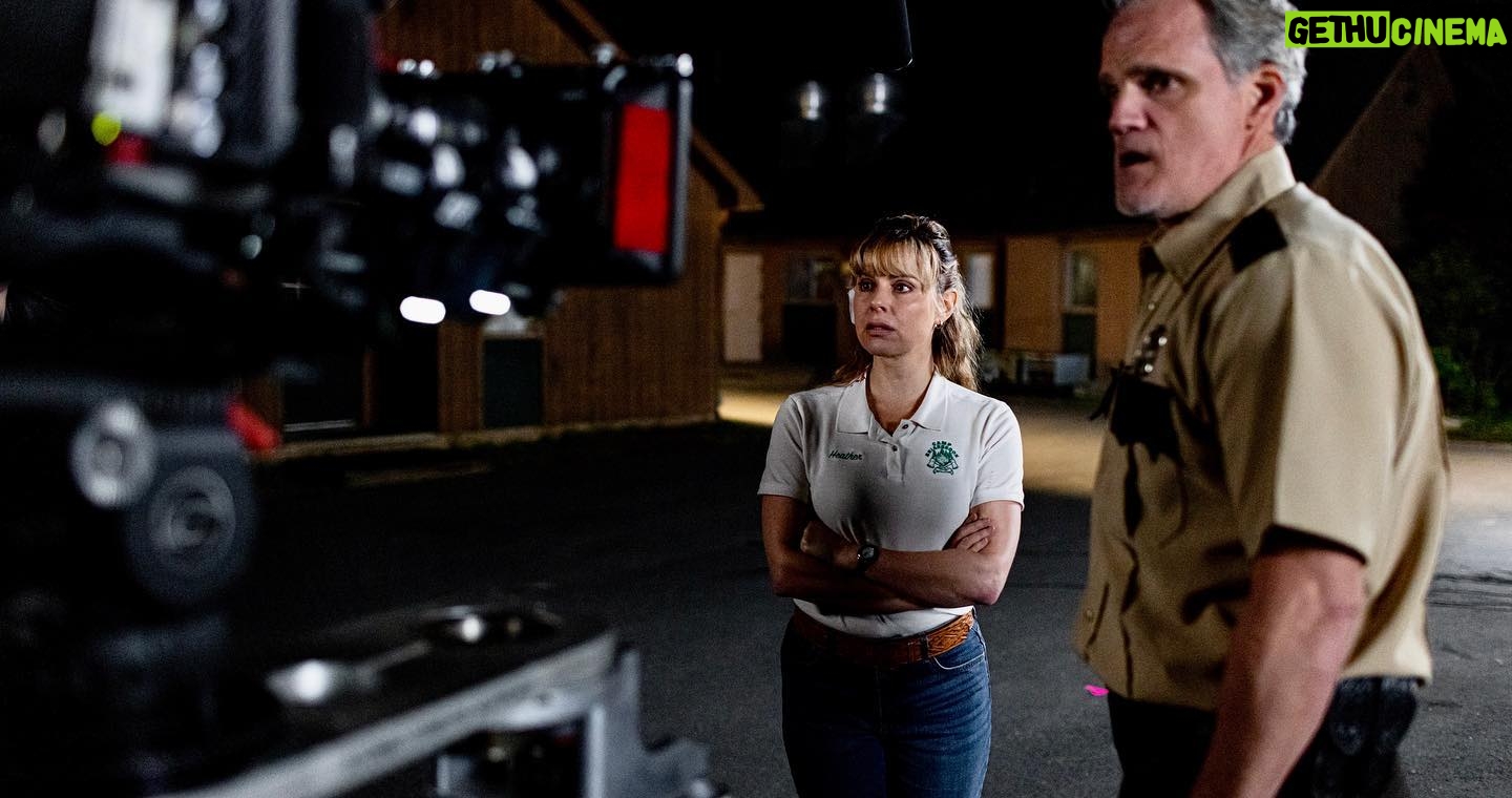 Cara Buono Instagram - What? Yes, “She Came From the Woods Opens” tonight! (link in bio) Summer Camp, the 80s, horror movie, I promise you will have so much fun! And Mayor Kline from Stranger Things too! #horror #horrormovies #camp #summercamp #campfirestories #movienight #bangs #80shorror #80shorrormovies