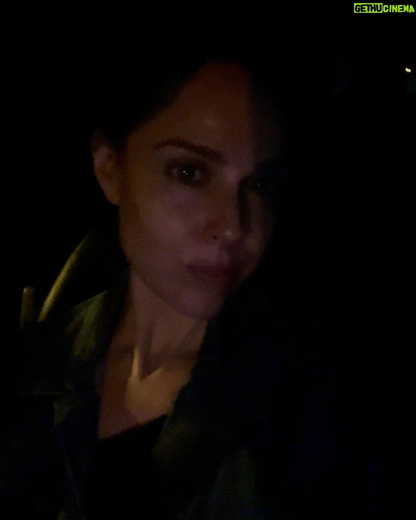 Cara Buono Instagram - Some selfies after wrap at 6am because I’m wired. #goodmorning #goodnight #instagood #moon #light #thatsawrap #strangerthings #setlife #delirious #sunrise