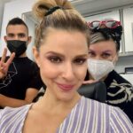 Cara Buono Instagram - In honor of the amazing hair and makeup teams on their supremely deserved Emmy nominations, I give you some of my time in their magical hands. I’ve loved transforming into Karen Wheeler every season and owe a lot of that to these talented artists who make me laugh and inspire me. Love you all! @sarahhindsgaul @katsuhre @roccomua @1bluetician @strangerthingstv #strangerthings #80s #instagood #80shair #wigs #eyeshadow #setlife #emmys @netflix #80smom