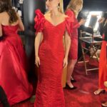 Cara Buono Instagram - Such an amazing night supporting a great cause for @american_heart. Take care of your heart health. Learn hands on only CPR. You can save your life and someone else’s. @goredforwomen #heart #hearthealth #goredforwomen #red #glam #nyc