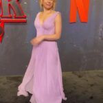 Cara Buono Instagram - Thank you, Cristina, for the custom dress for the Stranger Things 4 premiere. I have loved wearing all of your beautiful designs for so many events and this truly was a dream of a dress. @cristinaottaviano styled by: @bailey.moon #strangerthings
