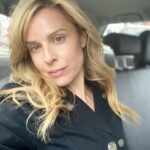 Cara Buono Instagram - It’s Monday. I’m in a taxi. And the light was good. #mondaymotivation #nyc #taxi #instagood #goodhairday #monday