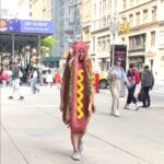 Cara Buono Instagram – At least she didn’t run away.

#hotdog #nyc #schoolpickup #nyc #instagood #momlife