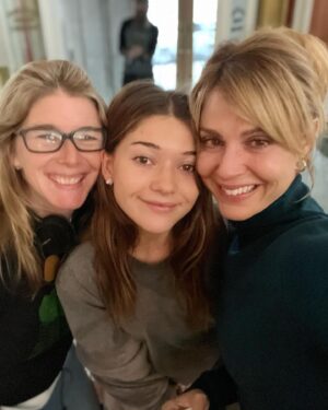 Cara Buono Instagram - I loved every second of working with these amazing women on this challenging and inspiring story about the very brave @kararobinsonchamberlain who I had the honor to meet. @katiedouglas98, you are a delight and dream to work with. “The Girl Who Escaped: The Kara Robinson Story” premieres tonight on @lifetimetv 

#thekararobinsonstory